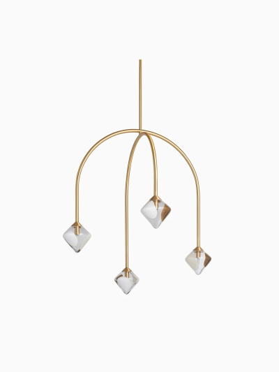 Подвесной светильник  Koa  PD-KOA0-SBRS-CLER-P04-STD Heathfield & Co